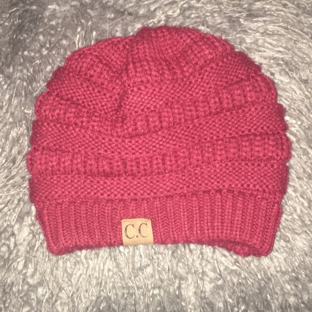 Red C.C. Hat